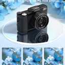 FLATIC 5K Digital Camera with WiFi, Cameras for Photography with 180Flip Screen, Vlogging Camera with 64GB Card, Battery, Camera for Beginner, Teens