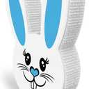 Jergrim Boy Easter Bunny Piñata Set with small stick and confetti bag - 17”x10”x 3” Perfect for Easter Celebration, Bunny Theme Parties, Party Decor, and more