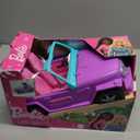 Barbie Off-Road Vehicle, Purple with Pink Seats and Rolling Wheels, 2 Seats, Gift for 3 to 7 Year Olds