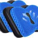 Kayak Seat Cushion, Anti Slip Thicken Gel Kayak Seat Pad Breathable Waterproof Kayak Cushion for Kayaks Canoe and Boat, Lifetime Kayak Accessories Equipment Gear for Fishing Kayak (Blue 2 Packs)