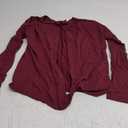 CRZ YOGA Pima Cotton Long Sleeve Workout Shirts for Women Loose Fit Athletic Yoga T-Shirts Casual Boat Neck Fall Tops, M