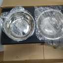 Niubya Elevated Dog Bowls with 2 Stainless Steel Dog Food Bowls, Raised Dog Bowl Adjusts to 5 Heights (3.15", 8.66", 9.84",11.02", 12.2") for Small Medium and Large Dogs