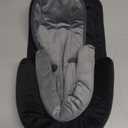 COOLBEBE New 2-in-1 Babybody Supports for Baby Newborn Infants - Extra Soft Stroller Cushion Pads Car Seat Insert, Seasons, Black