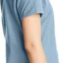 Hanes Women's Perfect-T Crewneck T-Shirt, Lightweight Cotton Short Sleeve Tee for Women (Blue, S)