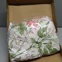 8 Pcs Flower Printed Couch Cushion Cover for Outdoor Stretch Floral Sofa Cushion Replacement Washable Bohemian Seat Covers with Elastic for Furniture Chair Bottom