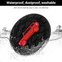 Car Cup Holder Coaster for 2021-2025 Ford Bronco Sport Silicone Non-Slip Cup Holder Coasters Interior Accessories 2 Packs (Black&Red)