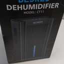 Dehumidifier,95OZ Dehumidifier for Home 1000 Sq.Ft - Quiet with Auto Shut Off & Relaxing 7 Color Ambient Light,Ideal for Livingroom, Bedroom, Basement (Black)