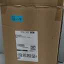 Paper Plate Dispenser, Paper Plate Holder for Kitchen Counter, Wood Rustic Silverware Utensil Caddy, Cutlery Flatware Organizer Box for Cups Spoons Forks Plates Napkins, Kitchen Accessories (White)