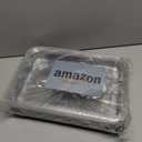 TRAYA Pack of 6 Serving Tray with lid - Reusable Catering Trays with Lids 13inch Long for Meal Prep, Cakes, Treats and Sandwiches (13 * 2.7 * 9.4inch)