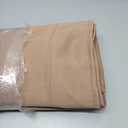 NICETOWN 2 Panels Blackout Patio Waterproof Outdoor Curtains, Top & Bottom Pocket & Back Tab Wind-Break Thermal Drapes Privacy Sound Reducing for Pergola with Fixed Ropes, W52 x L84, Tan-Khaki