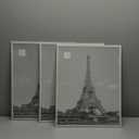 upsimples 16x24 Picture Frame White 3 Pack, Scratch-Proof Poster Frames 16 x 24 for Photo Gallery - Slide-in Strips, Horizontal or Vertical Wall Mounting