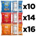 SunChips 100% Whole Grain Chips, Variety Pack, 1 oz Bags, Pack of 40, No Artificial Flavors, Colors (EXP 07/28/26)