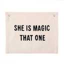CHTech She Is Magic That One Banner Wall Art for Nursery Modern Kids Room Decor Kids Banner
