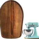 Acacia Wood Mixer Slider Mat for Kitchen Aid 4.5-5 Qt Tilt-Head Stand Mixer Kitchen Appliance Slider Tray Countertop Storage Attachments