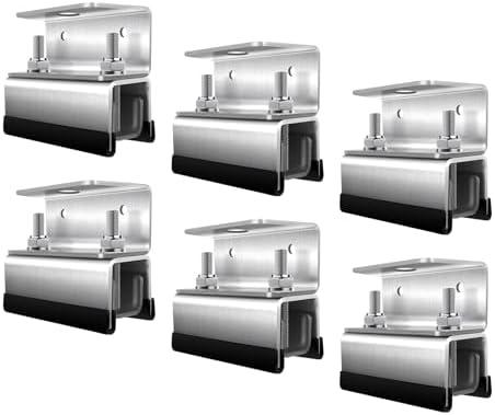 Roof Rack Mount Kits,Roof Mount Kit,304 stainless steel Van Roof Rack,Van Roof Rack Brackets For ProMaster, Boxer, Jumper, Ducato (6)