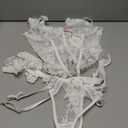 Avidlove Lingerie for Women Lace Corset and Panty Outfits Garter Lingerie Sets (Size L)