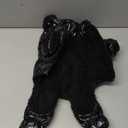 AOFITEE Dog Coat, Waterproof Dog Jacket, Fullbody Dogs Winter Coat Snowsuit, Windproof Puppy Puffer Jacket Snow Suit with Legs, Pet Fleece Winter Vest, Cold Weather Coats for Small Dogs, Black S