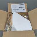 Gradient Color Glass Pendant Light,Modern Glass Hanging Light Chandelier Light (Gold, 25cm)