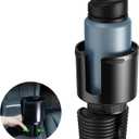 Quick-Install Car Cup Holder Expander, Space-Saving Cup Holder for Car with Offset Design, Non-Slip Large Water Bottle Holder Expander, Compatible with Owala, Stanley, Yeti Cups (24oz to 64oz)