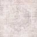 Hazo Haus Modern Rugs for Living Room 10x14 - Pink Mauve and Grey Extra Large Area Rug for Dining Room Table, Foldable Non Slip Abstract Medallion Print Pattern, Distressed Design