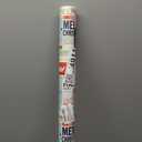 BIOBROWN Vintage Christmas Wrapping Paper Jumbo Roll with Trim Ribbon 30 Inch X 40 Feet (100 sq. ft. ttl.) Holiday News Papers Design Perfect for Christmas, Party, Xmas, Holiday Gift Wrap