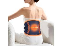 Portable Heating Pad for Back, Cordless Wearable Heat Belt with Massager for Lower Back Pain Relief, Battery Powered 8000 mAh Rechargeable, MAXwarm® 3.0, Gift for Women Men 90-310 lbs