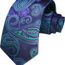 Enlision Ties for Men Solid Color 3.35" Formal Business Necktie Classic Satin Mens Wedding Party Ties