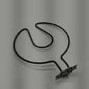 29104575 Element Replacement Part for Charbroil Patio Bistro TRU-Infrared Electric Grill 20602109 20602107 20602107-01 20602108 16601688 16601559 for Charbroil Grill Replacement Parts