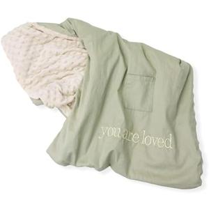 Scout & Soul Weighted Lap Blanket - Calming Support Weighted Lap Pad for Kids - Durable Soft Cotton & Minky Comfort Blanket w/Washable Cover - Perfect Travel-Friendly Kids Bedding Accessories