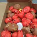 Lenwen 100 Pcs Thanksgiving Turkey Rubber Ducks Bulk 2 Inch Fall Duckies for Friendsgiving Thankful Dinner Party Activity Supplies Table Decorations