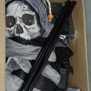 5.2FT Ghost Halloween Animatronics Decoration Scary with Light-Up Eyes Creepy Sound & Activated Sensor Outdoor and Indoor Animated Decor Props for Garden Yard Lawn