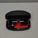 Salvatore Ferragamo Sunglasses Square Full Rim, Dark Green/Beige Frame and Green Grey Lens SF938S338