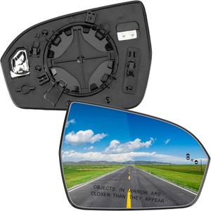 Passenger Side Mirror Replacement for Lincoln MKX 2016 2017 2018, MKC 2015-2019, Nautilus 2019-2023 - Right Side Mirror Glass, Rear View Mirrors Glass with Power Heated & Blind Spot