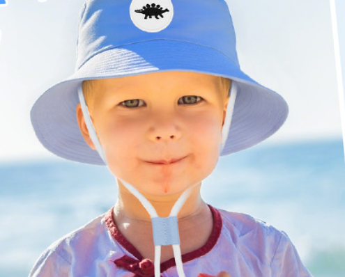 Zando Baby Sun Hat UPF 50+ Sun Protective Adjustable Wide Brim Infant Bucket Hats Outdoor Beach Swim Boy Girl 0-4 Years (12 Months, Blue)