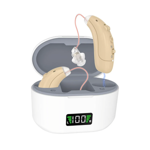 Hearing Aids for Seniors / OTC Hearing Aids for People with Hearing Loss – Featuring Sound Quality Restoration, Intelligent Noise Reduction, 80h Standby, One-Button Operation, Comfortable Wearing