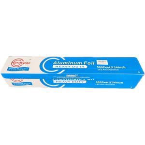 24 Inch Extra Wide Heavy Duty Aluminum Foil Roll, 23 Micron Thick,1000SQFT, 24 Inch Width x 500 Feet Length, Heavy Duty Aluminum Foil for Commercial, industrial, catering, baking, cooking grill, bbq
