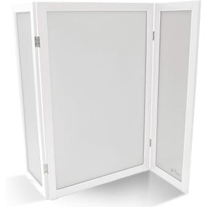 PetFusion ModestCat Litter Box Privacy Screen (3' Tall; 4' Wide, White).