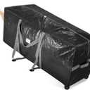 BALEINE 7.5 ft Rolling Christmas Tree Storage Bag, 2 Swivel Wheels for Easy Moving, Heavy Duty Extra Large Artificial Christmas Tree Bag with Reinforced Carry Handles and Fixed Buckle (Black)