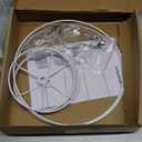 Small Beige Lamp Shades Set of 2, 5.5" Top X 10" Bottom X 6.6" High, Seaside village Table lamp, Floor Lamps, Pendant Light, Wall Light Replacement Lampshade, Clip on Adapters Included