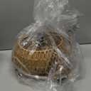 Hanging Light Lamp Shades Boho Rattan Lamp Shades, Woven LampShades for Floor Lamps Rattan Pendant Lights Boho Lamp Ceiling Light, Table Lamps, Plug in Pendant Light (12.6 Inch-Drum Shade)