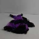 Kids Girls Princess Bat Dress Halloween Costume Set with Headband and Wings (4-6Years, Purple)