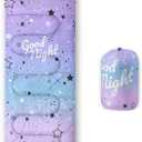 Datura home Kids Sleeping Bag for Boys, Light color Purple Star-Lightweight Warm Outdoor Indoor-Waterproof Cold Weather Resistant Sleeping Bag for Camping Hiking(Star 32"*90")