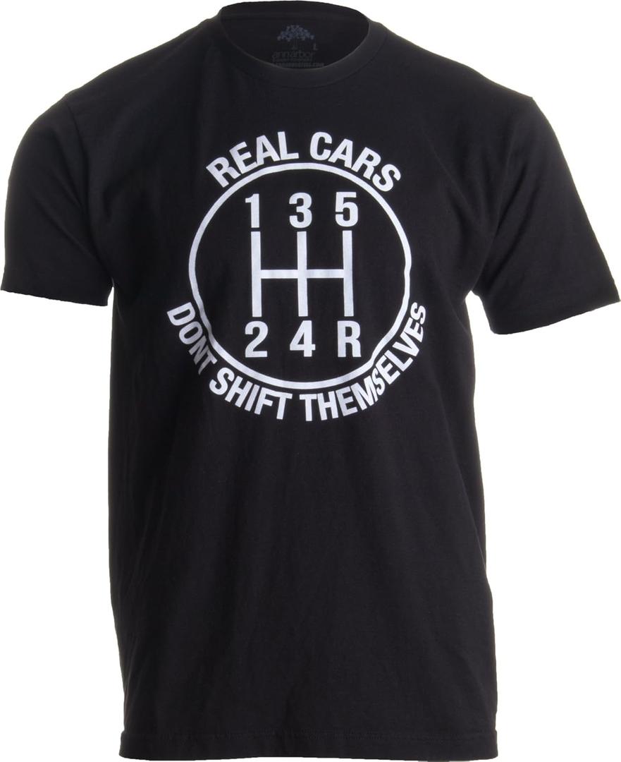 Funny T-Shirts for Car Guys, Mechanic Humor Joke Men's Auto Racing Tee Shirts (Medium)