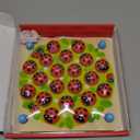 Nene Toys Ladybugs Garden Memory Game  Wooden Matching Games for Toddlers 3-5  Travel Toy for Boys Girls, Road Trip Essentials for Toddler, Airplane, Car - Ideal Christmas, Birthday Gifts