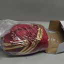 Velvet Christmas Tree Skirt 48 Inch with Gold Snowflake Rhinestone Embellishments, Luxury Fur Plush Tree Skirt Holiday Decor for Xmas, Vintage Festive Style (Burgundy)