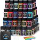 Mica Powder for Epoxy Resin, 108 Colors, 36 Original Colors(0.35oz, 10g), 36 Pastel Colors(0.35oz, 10g), 36 Fine Glitter(0.7oz, 20g), Pigment for Epoxy Resin