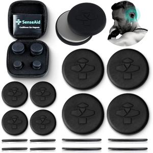 Cauliflower Ear Magnets | 8 Magnets + 8 Compression Reduction Discs Included. Cauliflower Ear Draining Kit for Treatment and Protection Against Scarring