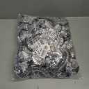100 Pcs Reusable Aluminum Foil Food Covers, Pop-Up Tin Foil Food Insulation Cover, Kitchen Fresh-Keeping Insulation Film for Home Dining Parties Outdoor Picnics Fits Plates, Bowls, and Containers