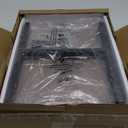 Homeiju Bookshelf, 3 Tier Industrial Bookcase, Metal Small Bookcase, Rustic Etagere Book Shelf Storage Organizer for Living Room, Bedroom, and Home Office(Light Coffee) Patent Pending D29873033