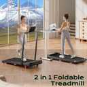 TREAFLOW Walking Pad,Treadmill with Incline for Home Office, 2.5HP Portable Under Desk Treadmill with 265 Lbs Capacity,Remote Control, Led Display